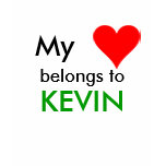 HEART1, My, belongs to, KEVIN T Shirt