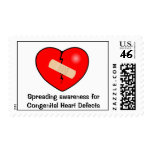 Heart2, Spreading awareness for Congenital Hear... postage