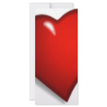 HEART 1 CUSTOM RACK CARD