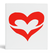 heart abstract red 1 binder