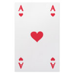 heart ace icon stationery
