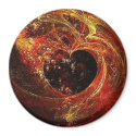 Heart a'Fire magnets by DianasMoon Heart a'Fire magnets