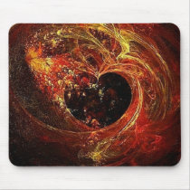 Heart a'Fire Mouse Pad