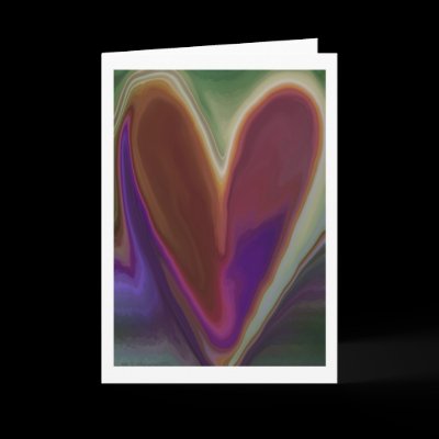 Heart Agate Greeting Card by Heartaday