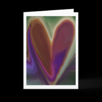 Heart Agate Greeting Card cards