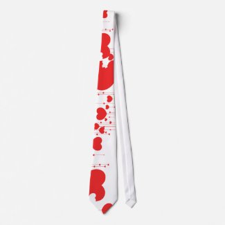 Heart Among Us Patterned Tie tie