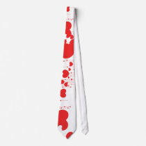 Heart Among Us Patterned Tie