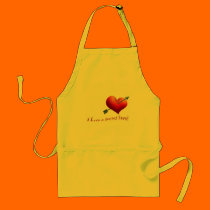 HEART AND ARROW aprons by nassosvakalis HEART AND ARROW aprons