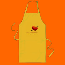 HEART AND ARROW aprons by nassosvakalis HEART AND ARROW aprons