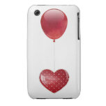 Heart and balloon Case-Mate iPhone 3 cases