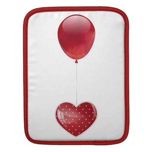Heart and balloon sleeve for iPads