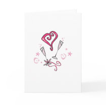 Heart and Champagne Valentines Design cards by Eholidayz Heart and Champagne Valentines Design cards