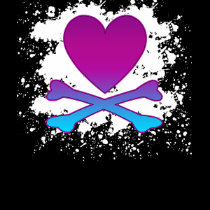 HEART AND CROSSBONES t-shirts by psychokiller138 HEART AND CROSSBONES t-shirts