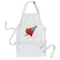 Heart and Dagger aprons