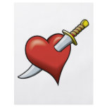 Heart and Dagger Personalized Flyer