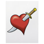 Heart and Dagger Letterhead