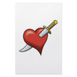Heart and Dagger stationery