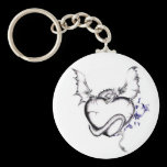 Heart And Dragon keychains