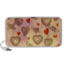 Heart And Flames Doodle Speaker speakers