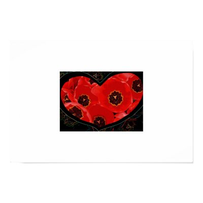 Heart and Flowers Posters by bighumm