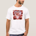 Heart and rose t-shirts