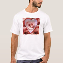 Heart and rose t-shirts
