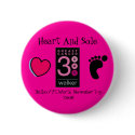 Heart and Sole 3-day button