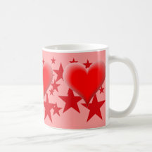 Heart and Star Mug -