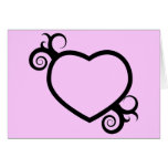 Heart and Swirl Card
