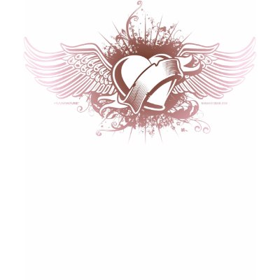 heart with angel wings