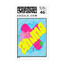 Heart Anime postage by aikiri Heart Anime postage