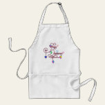heart anniversary apron