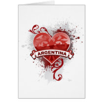 Heart Argentina cards