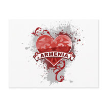 Heart Armenia Postcard