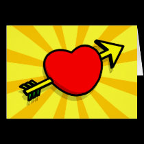 HEART ARROW Card cards