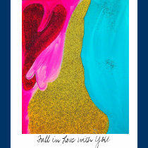 heart art, Fall in Love with YOU t-shirts