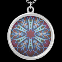 Heart Art Nouveau Geometric Necklace necklaces