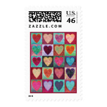 Heart Art Tiles Stamps