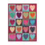 Heart Art Tiles Post Cards
