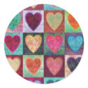 Heart Art Tiles stickers