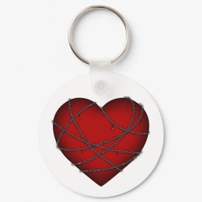 Heart Attack Key Chains by nemos1271