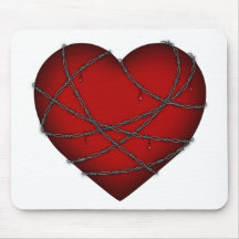 Heart Attack Mouse Pads
