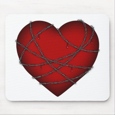 Heart Attack Mouse Pads by nemos1271