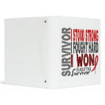 Heart Attack Survivor 4 Heart Disease Vinyl Binder
