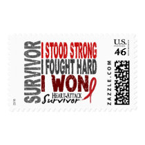 Heart Attack Survivor 4 Heart Disease Postage