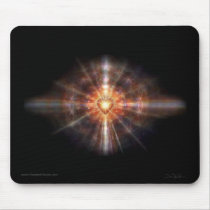Heart Aura Mouse Pads