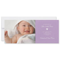 Heart • Baby Announcement invitations