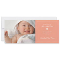 Heart • Baby Announcement invitations