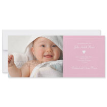 Heart • Baby Announcement invitations