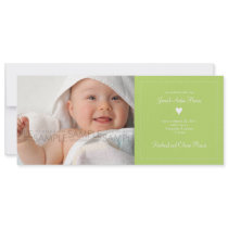 Heart • Baby Announcement invitations